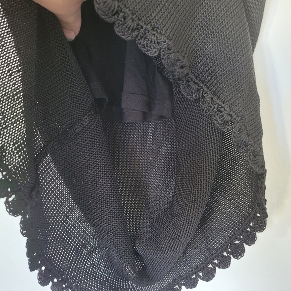 Free People Crochet Black Dress Size XS - Picture 8 of 12